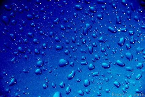 Water drops on blue background pictures, free use image, 9912-01-234 by FreeFoto.com
