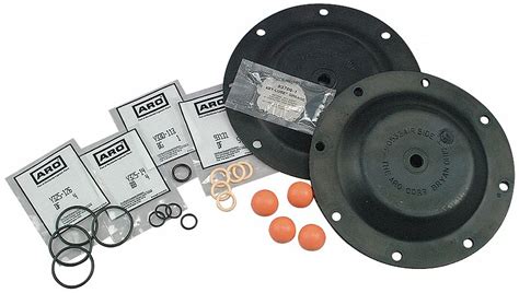 ARO Diaphragm Pump Repair Kit: For 2P598 - 4RM94|637119-62-C - Grainger