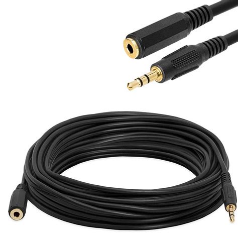 3.5mm Male to Female Stereo Audio Extension Adapter Cable, Simyoung ...