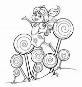 Candyland Coloring Pages At GetColoringscom  Free printable Colorings sketch template