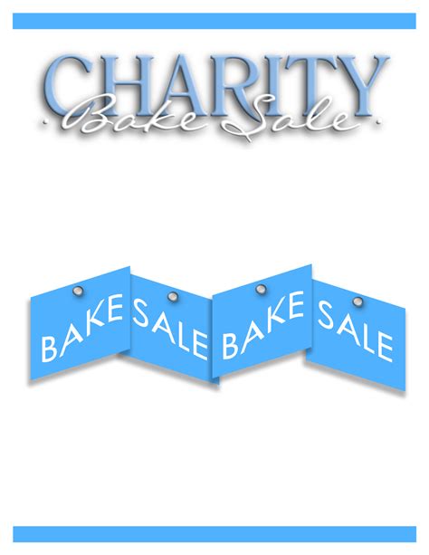 Charity Bake Sale | Bake Sale Flyers – Free Flyer Designs