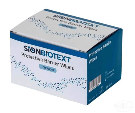 Sion Biotext Protective Barrier Wipes - 180 Medical