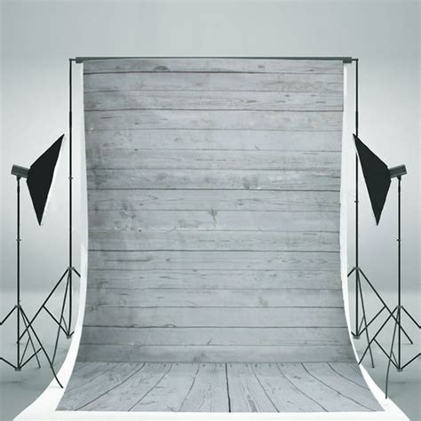 LELINTA Studio Photo Video Photography Backdrop 5x7ft White Wooden Floor Printed Vinyl Fabric ...