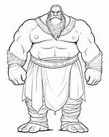 Giants Printable Coloring Pages sketch template