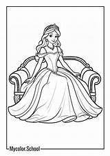 Princess Coloring Pages 6  Bojanke Za Besplatni Ispis sketch template