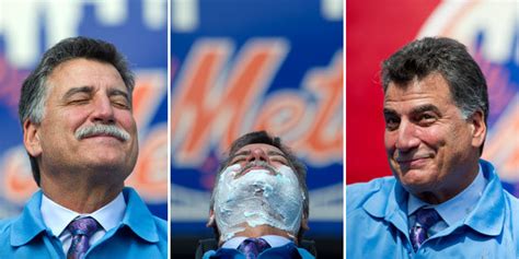 Former Met Keith Hernandez Shaves His Mustache for Charity - The New York Times