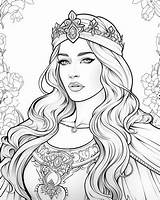 Queens Coloring Pages Learny Kids King And Queen Sheets sketch template