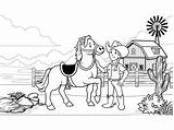 Cowgirl Free Printable Coloring Page  Pages sketch template