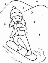 Printable Snowboarding Coloring Pages Pdf  Coloringfoldercom sketch template