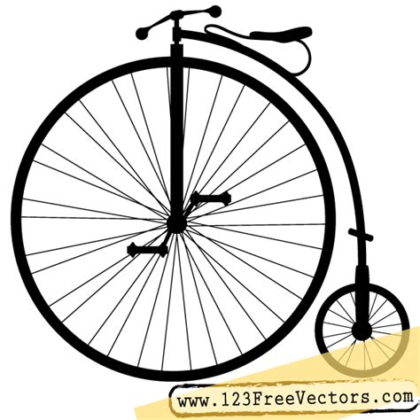 Penny-Farthing Bicycle Vector Clip Art by 123freevectors on DeviantArt