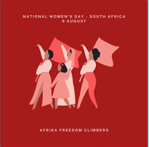 Happy women's day, South Africa! - Afrika Freedom Climbers