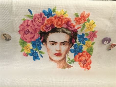 Frida Kahlo I’m Stitching Embroidery Patterns, Cross Stitch Patterns, Mythical Creatures ...