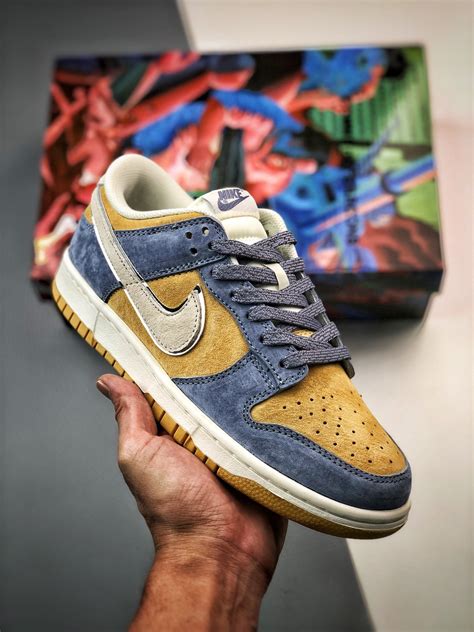 Custom Nike Dunk Low Blue Brown 5340987 – Webcodenewdesign Shop