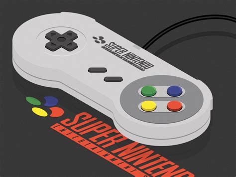 SNES Controller by Magnus Snickars on Dribbble