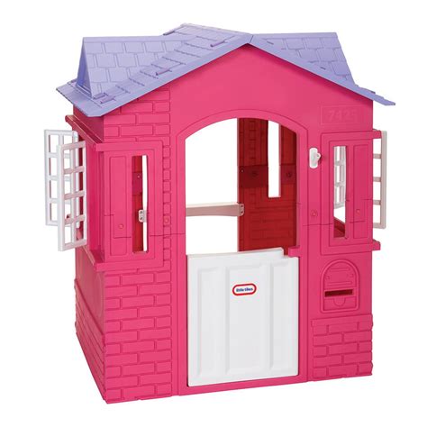 Little Tikes Cape Cottage House, Pink - Pretend Playhouse for Girls ...