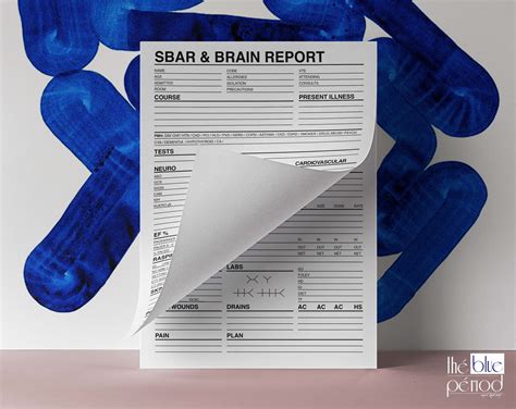 Sbar & Brain Nursing Report Sheet, Single Patient Nurse Report Sheet Template - Etsy