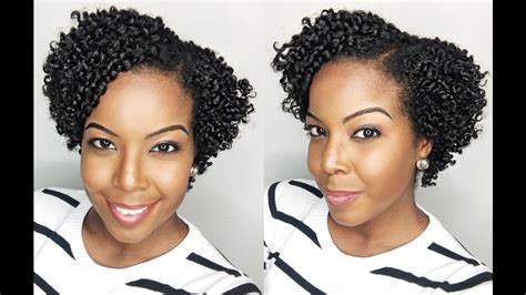 How To: Flat Twist Out on Short Natural Hair / TWA - YouTube