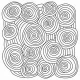 Meditative coloring page With spirals And Circles Fantasy Patterns  sketch template