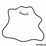 Ditto Pokemon Coloring Pages Sketch Page sketch template