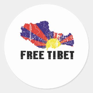 Free Tibet Stickers | Zazzle