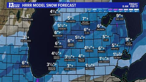 Snow Predictions For Michigan 2024 - Sunny Ernaline