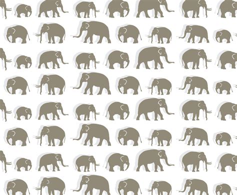 Elephant Pattern Background Vector Art & Graphics | freevector.com