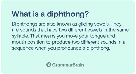 Diphthong: Definition, Types And Examples Of Diphthongs •, 59% OFF