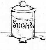 Bag Of Sugar Coloring Page Pages sketch template