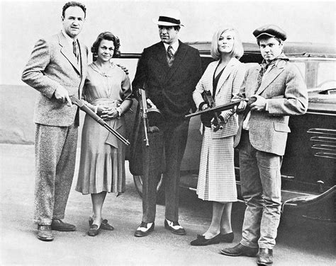 Bonnie and Clyde (1967 cast photo) - PICRYL - Public Domain Media Search Engine Public Domain Search