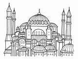 hagia Sophia coloring page Hagia  Mejikuhibiniu Coloring Page sketch template