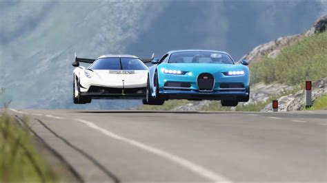 Koenigsegg Jesko vs Bugatti Chiron at Highlands - YouTube