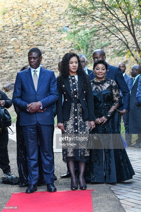 Deputy President Paul Mashatile with his wife Humile Mjongile at the... News Photo - Getty Images