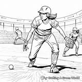 Softball Coloring Pages  Free & Printable sketch template