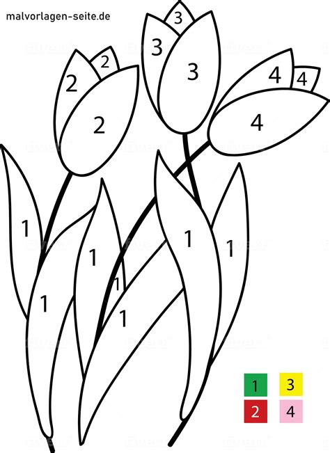 Malen Nach Zahlen Kindergarten - Malen Nach Zahlen Für Kinder Ab 4 ...