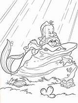 Ariel Flounder And Sebastian Coloring Pages Sketch Page sketch template