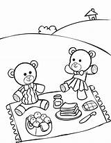 Family Picnic Coloring Pages At GetColoringscom  Free Printable sketch template