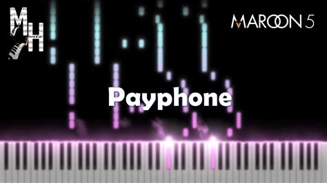 Marron 5 - Payphone | Piano Cover + Sheets + MIDI | Magic Hands - YouTube