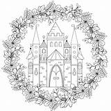 Printable Castle Coloring Pages sketch template