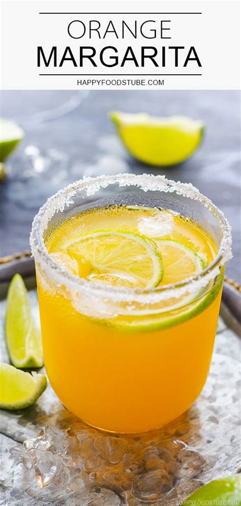 Quick Orange Margarita Recipe - Happy Foods Tube