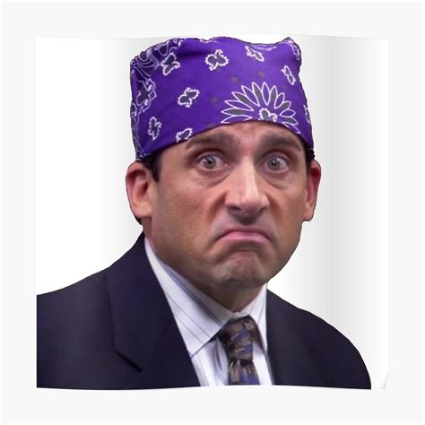 "Michael Scott - Prison Mike" Poster by beewalker2000 | Redbubble