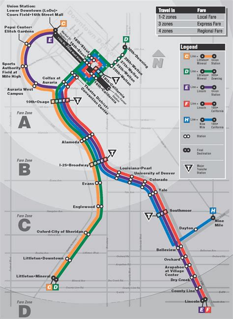 Transit Maps: Official Map: Denver RTD Light Rail, 2011