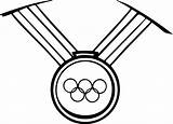 Olympic Medal Coloring Page sketch template