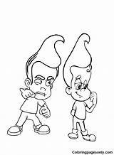 Jimmy Neutron Coloring Pages Printable For Free Download sketch template