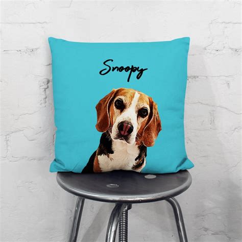 Custom Dog Pillow Personalized Dog Pillow Cover Pet - Etsy