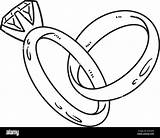 Wedding Ring Isolated Coloring Page For Kids Stock Vector Image & Art  sketch template