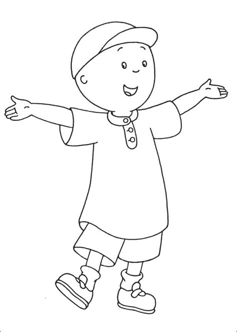 Free Printable Caillou Coloring Pages For Kids