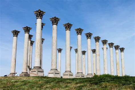 National Capitol Columns Washington DC Arboretum Editorial Photo ...