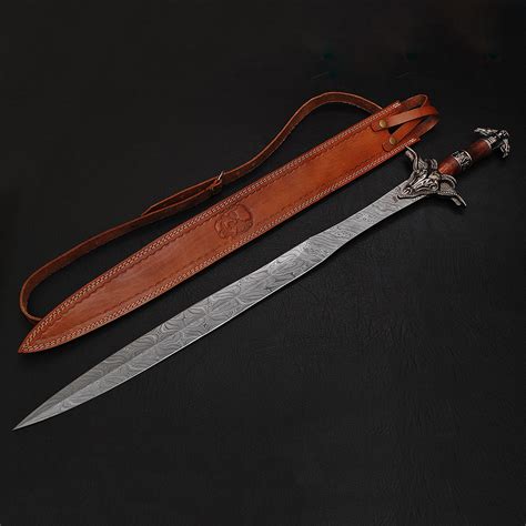 Damascus Collectible Sword // 9253 - Black Forge - Touch of Modern