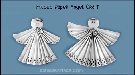 Folded Paper Angel Craft