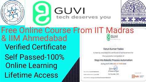 Free Online Courses With Certificate By IIT-Madras&IIM-Ahmedabad courses created by industry ...